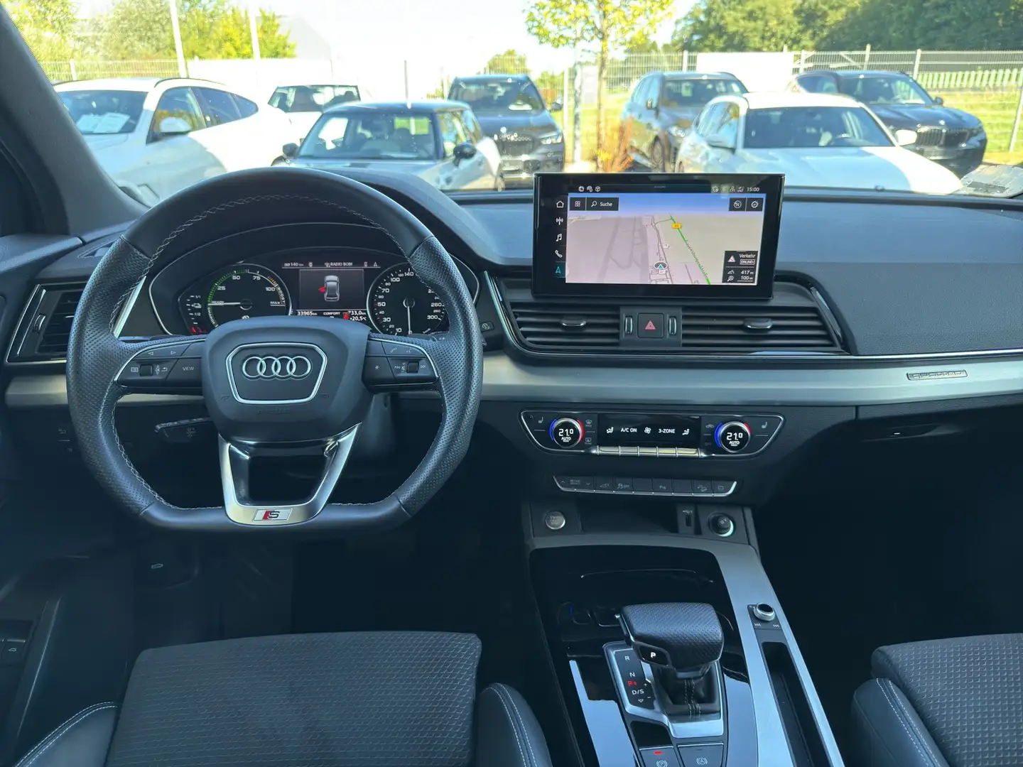 Audi Q5 50 TFSIe S-Line AHK Luftfederung 20 Navi Grau - 2