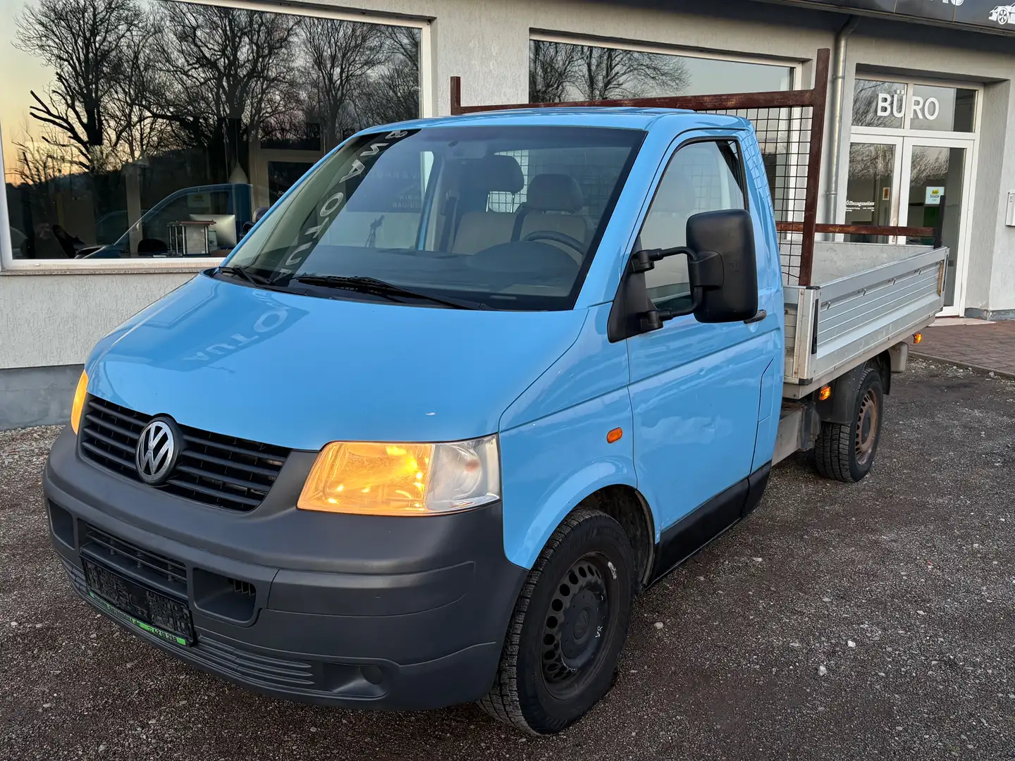 Volkswagen T5 Transporter Pritsche TÜV NEU Blau - 2