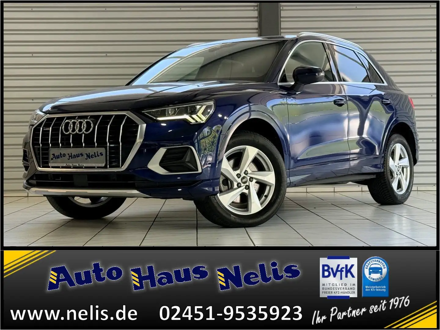 Audi Q3 40 TFSI quattro Advanced DAB Apple CarPlay Ka Blau - 1