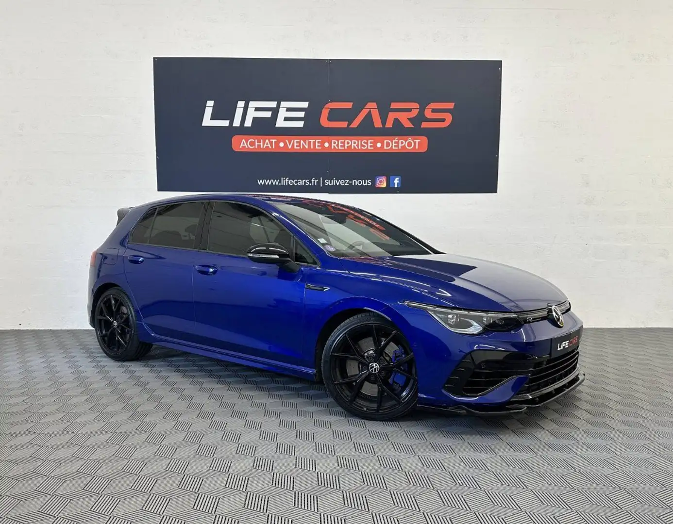 Volkswagen Golf 8R 2.0 TSI 320ch 4Motion DSG7 Pack Performance 202 Blauw - 2