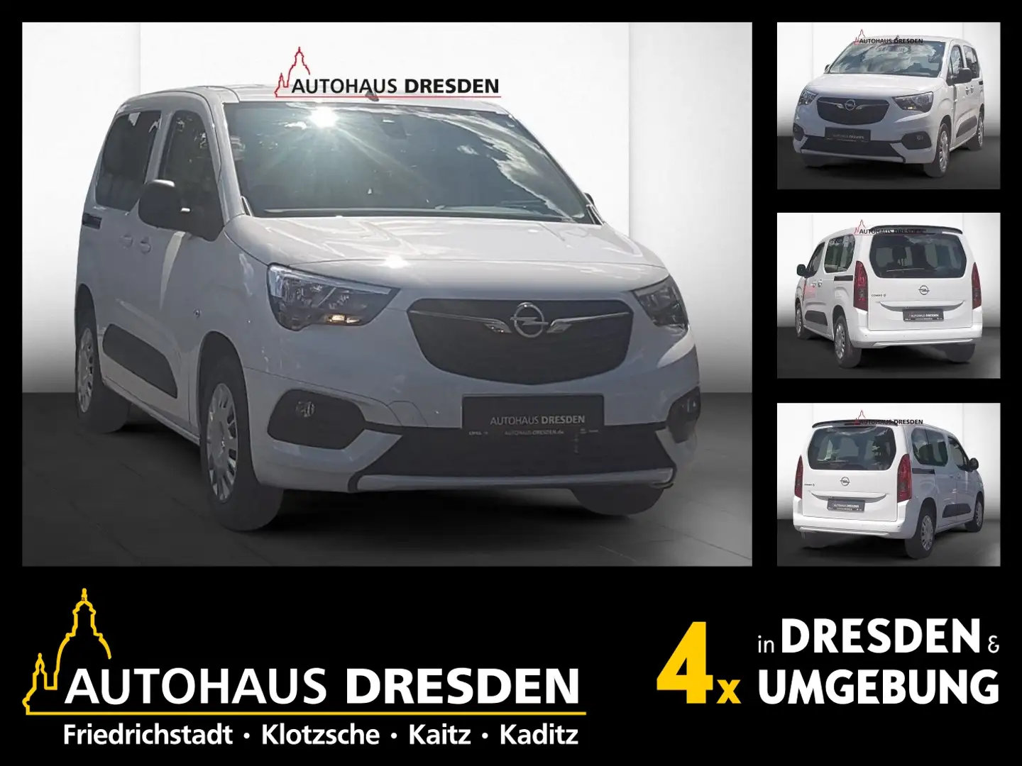 Opel Combo-e Life *DAB*SHZ*KLIMA-AT 2-Z*PDC*KAM* Blanc - 1