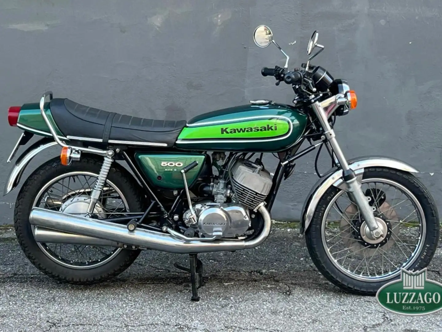 Kawasaki 500 H1 Mach 3 Verde - 1