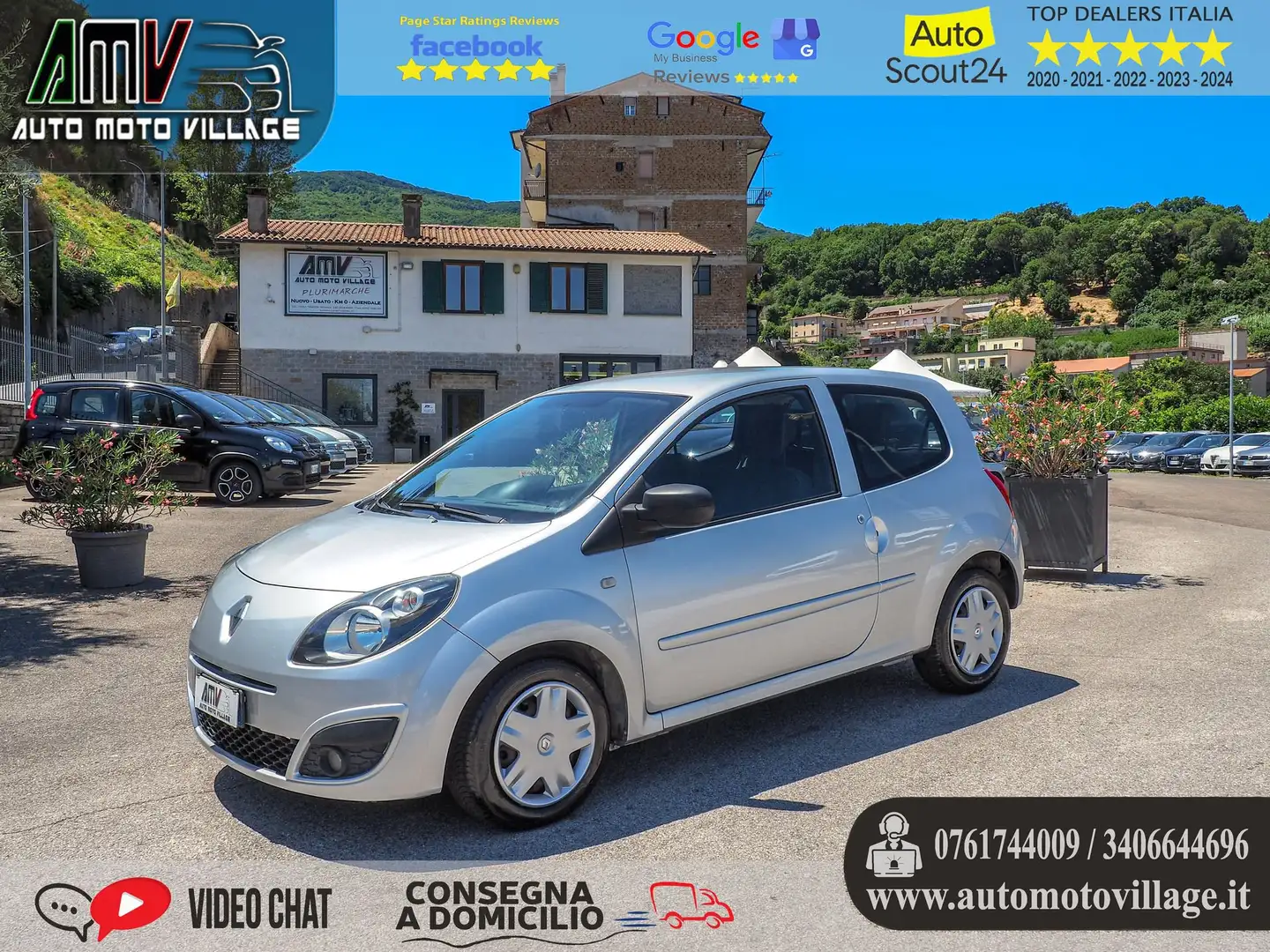 Renault Twingo 1.2 16V LEV Yahoo! OK NEOPATENTATI Plateado - 1