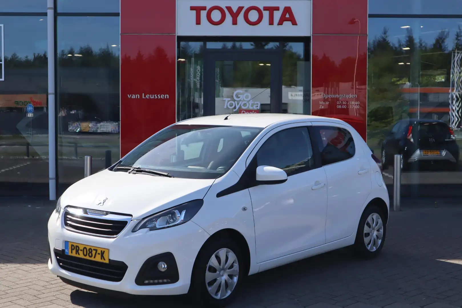 Peugeot 108 5-DEURS AIRCO EL-RAMEN BLUETOOTH USB LED-DAGRIJVER Wit - 1