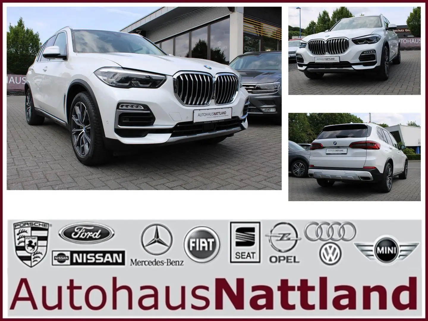 BMW X5 xDrive 30 d xLine HuD Pano LED Leder AHK Blanc - 1