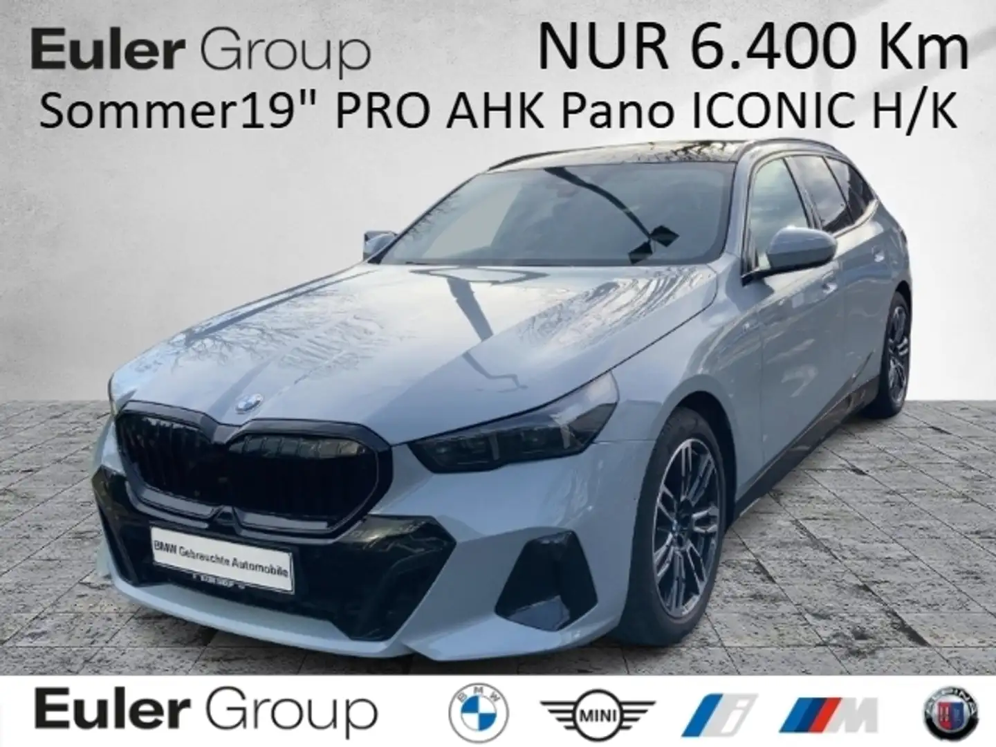 BMW 520 i M-Sport PRO Sommer19'' AHK Pano ICONIC H/K Grau - 1