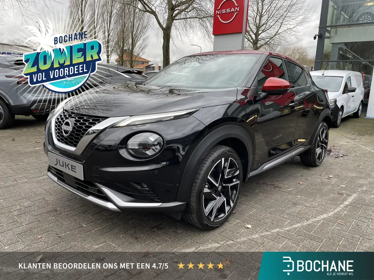 Nissan Juke 1.0 DIG-T N-Design Zwart - 1