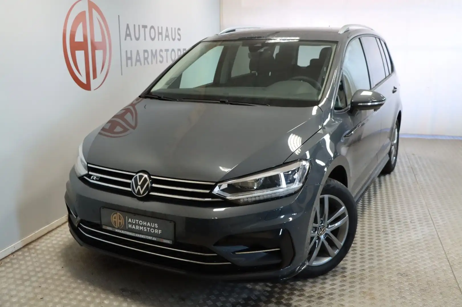 Volkswagen Touran 2.0 DSG R-Line 7-Sitze AHK Kamera Szary - 1