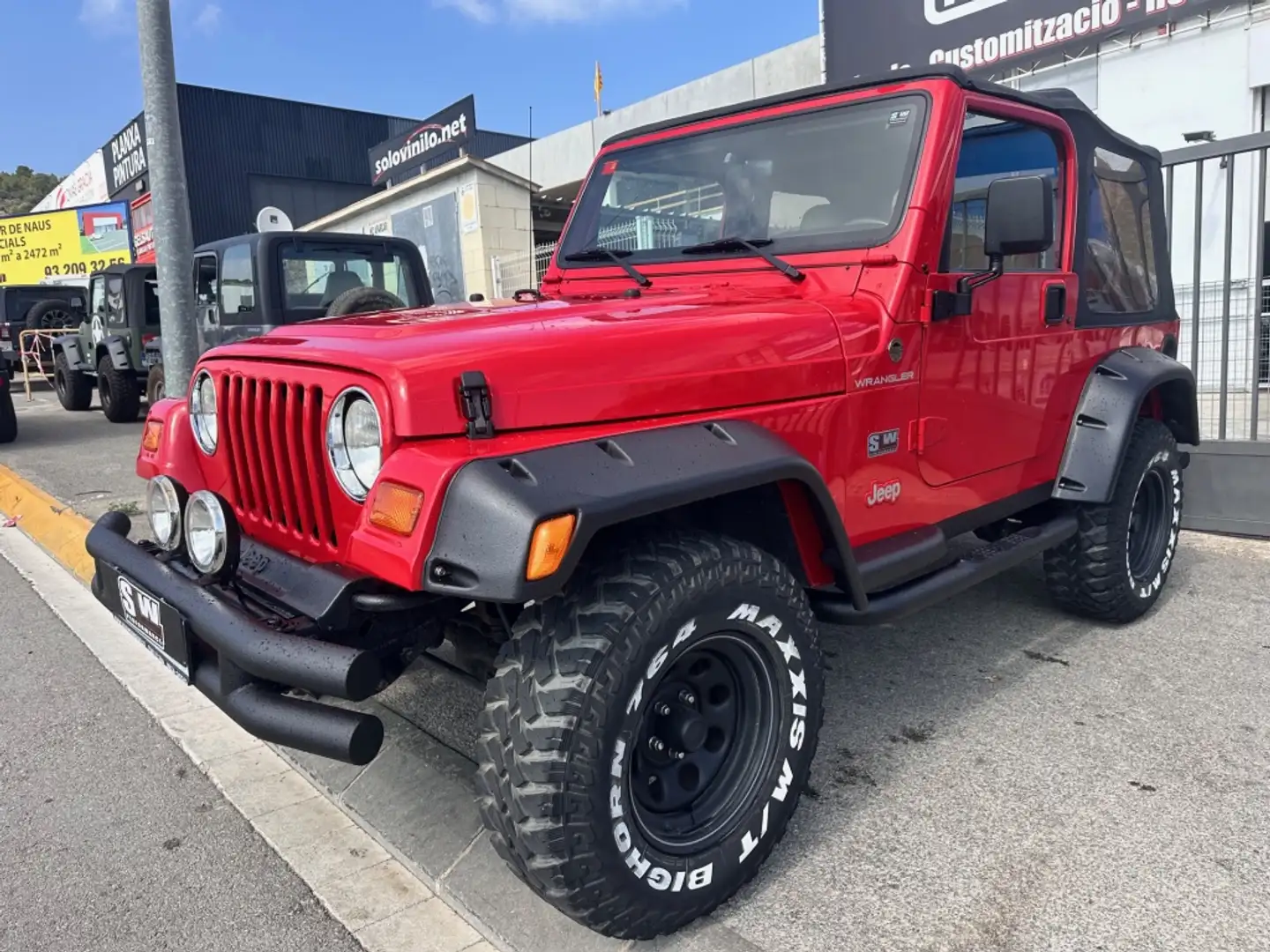 Jeep Wrangler 2.5 Soft Top Rojo - 1