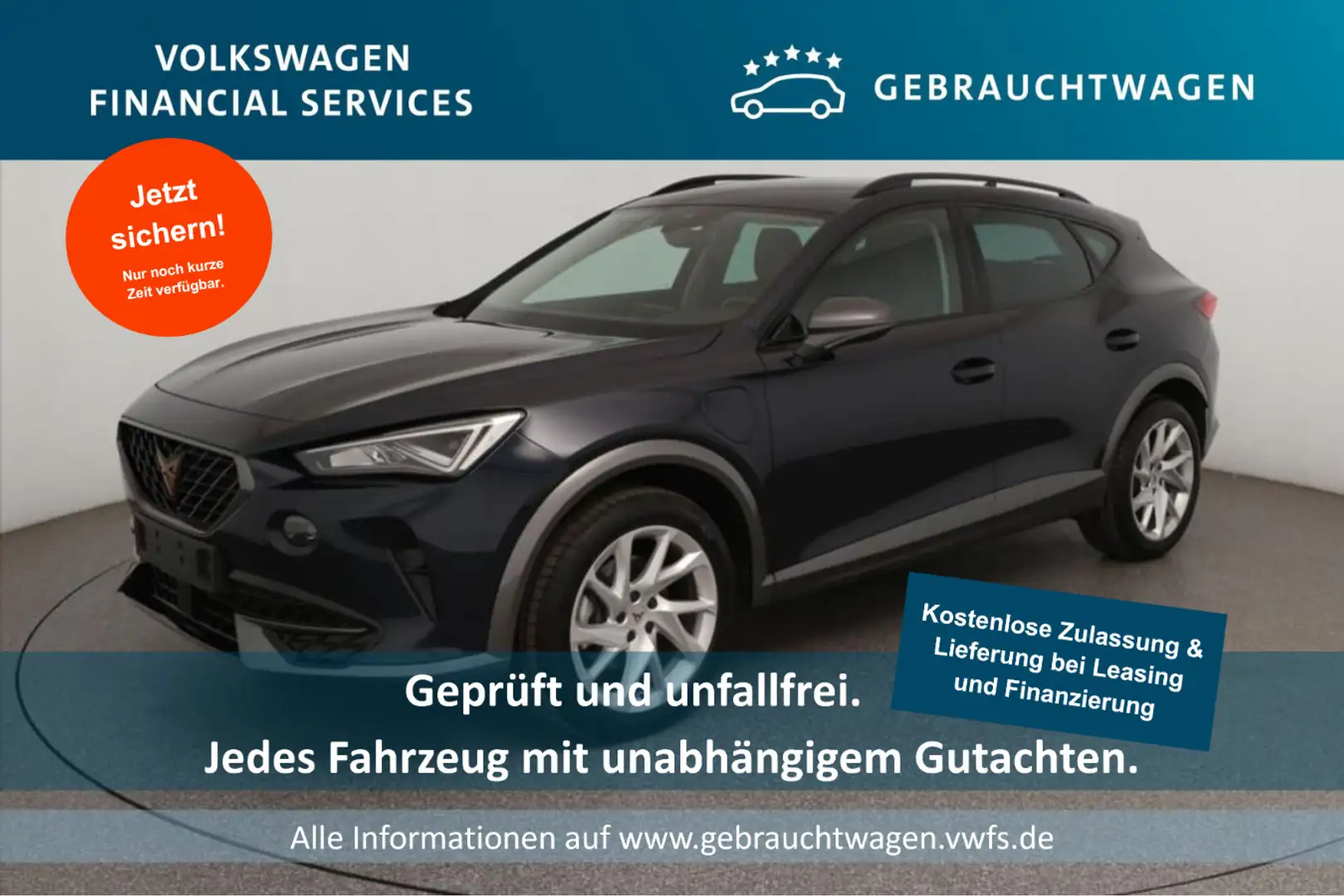 CUPRA Formentor 1.4 TSI e-HYBRID PDC*Tempo*Klima Bleu - 1