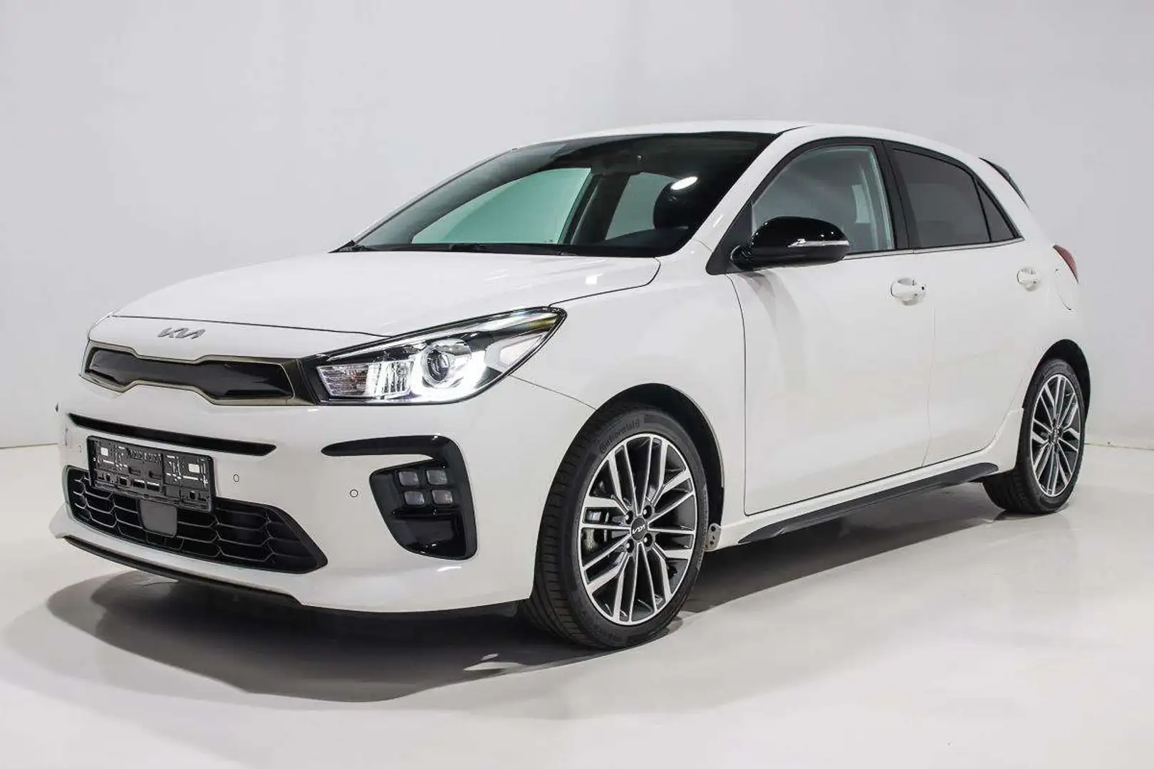 Kia Rio 1.0 T GDI 100 GT-LINE SEMI CUIR GPS LED REGU JA17 Blanc - 2