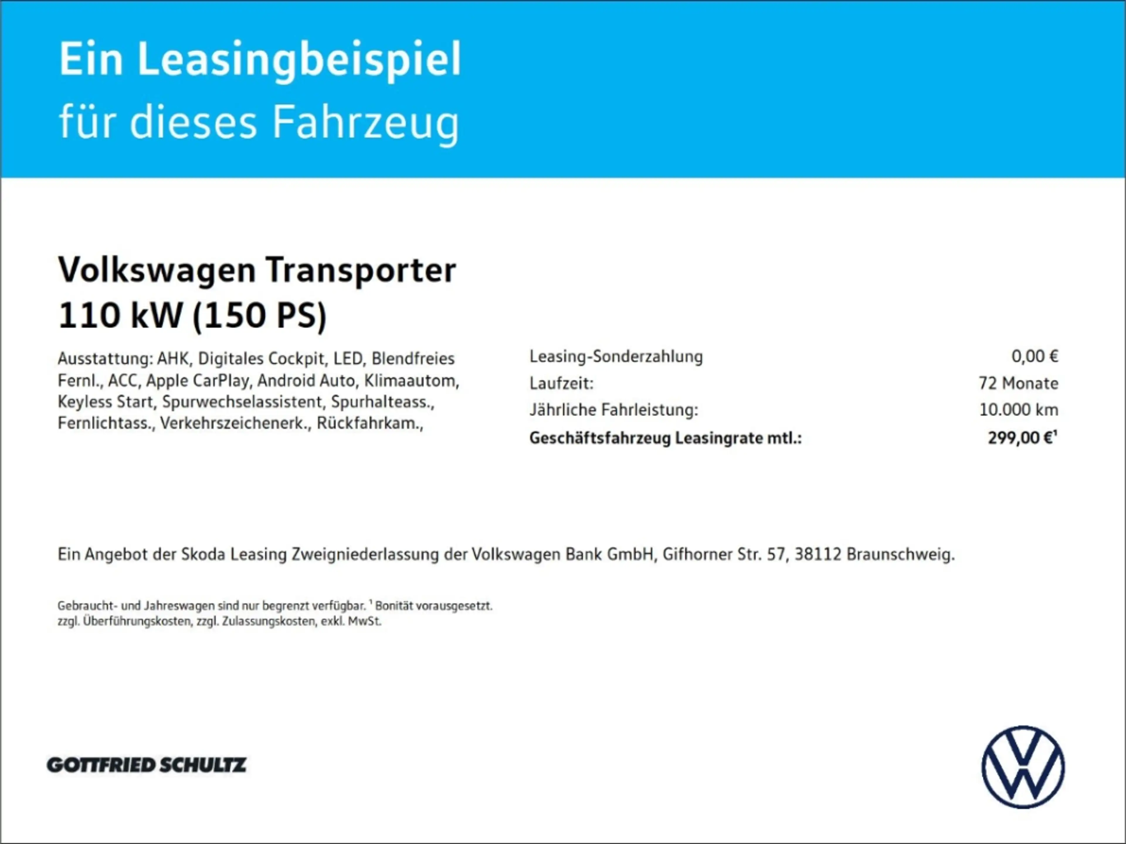 Volkswagen Transporter Kasten 2.0 TDI Automatik 5 Jahre Kamera *sofort ve — photo 2