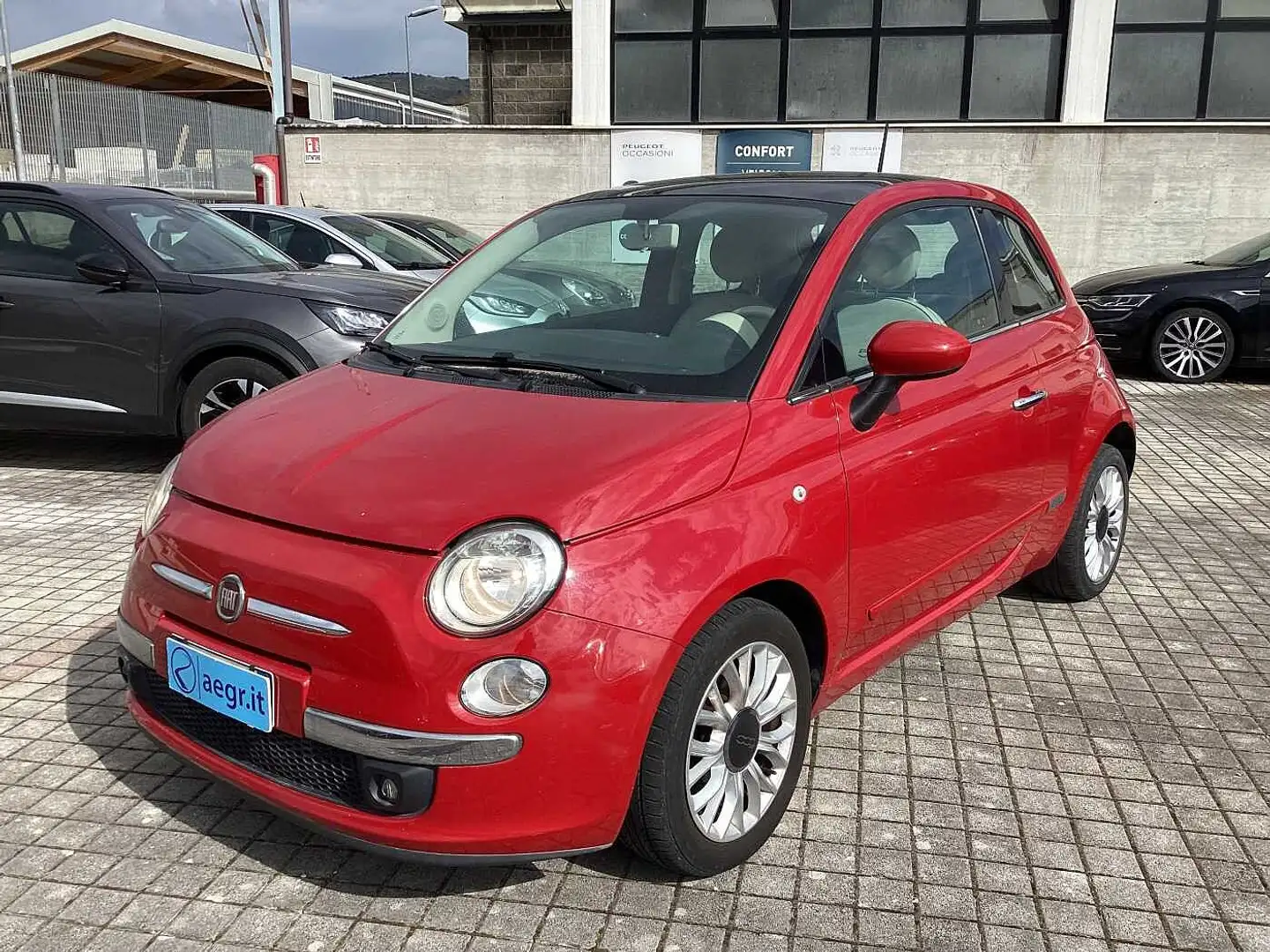 Fiat 500 (2007-2016) 1.2 EasyPower Lounge Rojo - 1