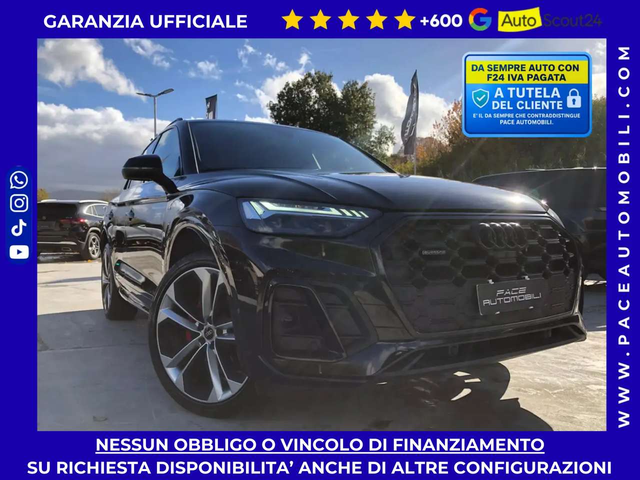 Audi Q5 Q4 BLACK PACK EDITION ONE S-LINE SLINE TETTO PELLE
