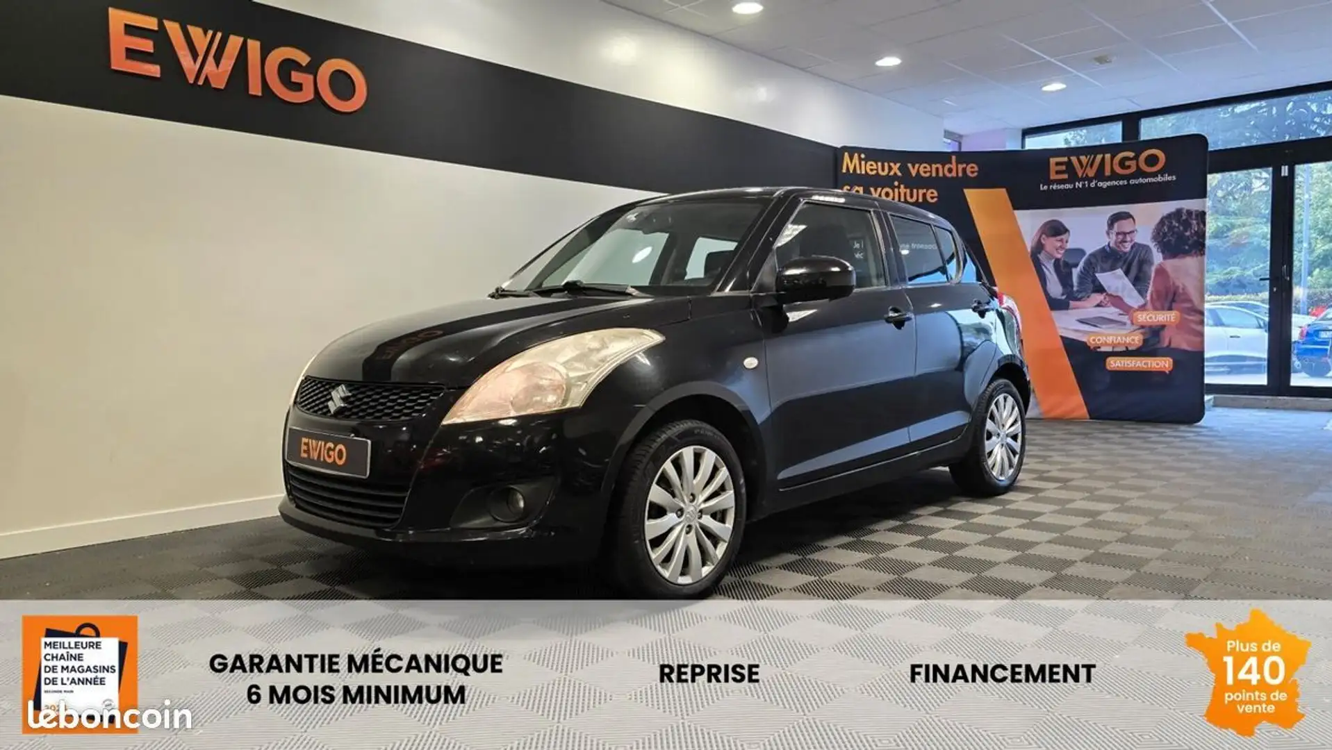 Suzuki Swift 1.2 VVT 94ch GLX 4WD Noir - 1