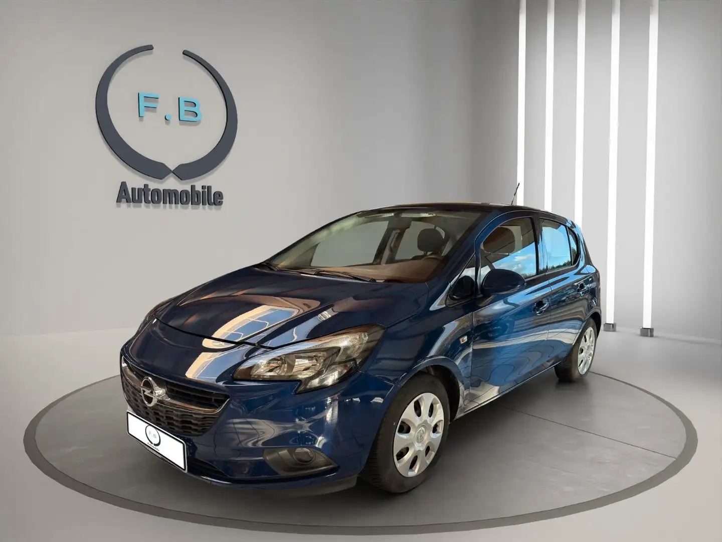 Opel Corsa E Edition ecoFlex/SHZ/LHZ/UVM Bleu - 2