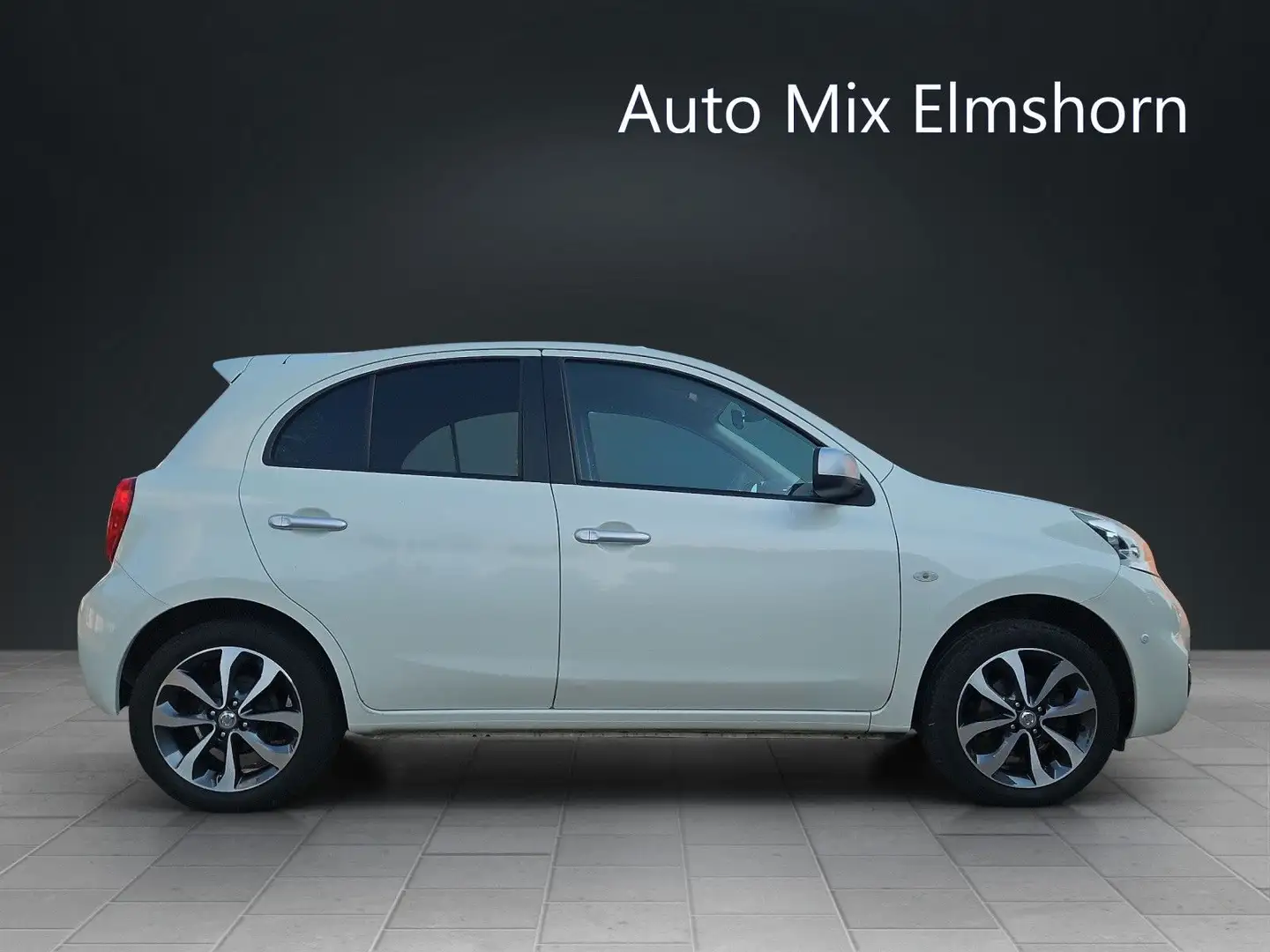 Nissan Micra N-Tec Klimaautomatik Navi Tüv Neu Bílá - 2