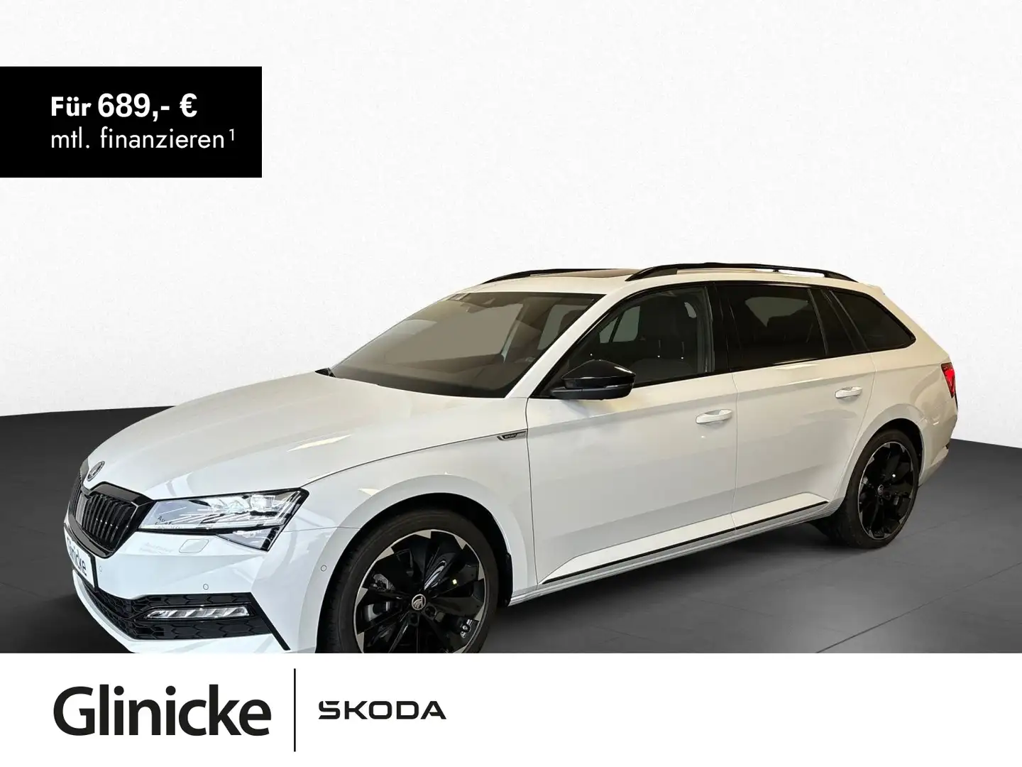 Skoda Superb Combi Sportline 2,0 TSI 206 kW 7-Gang DSG Weiß - 1