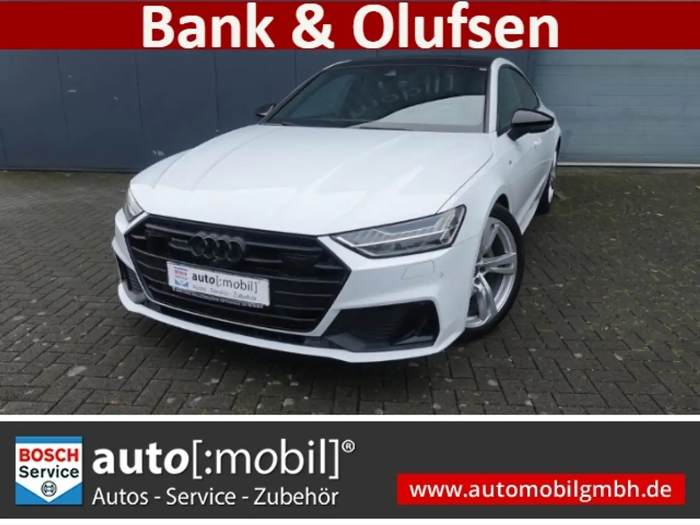 Audi A7 50 TDI QUATTRO+BANG&OLUFSEN+S-LINE White - 1