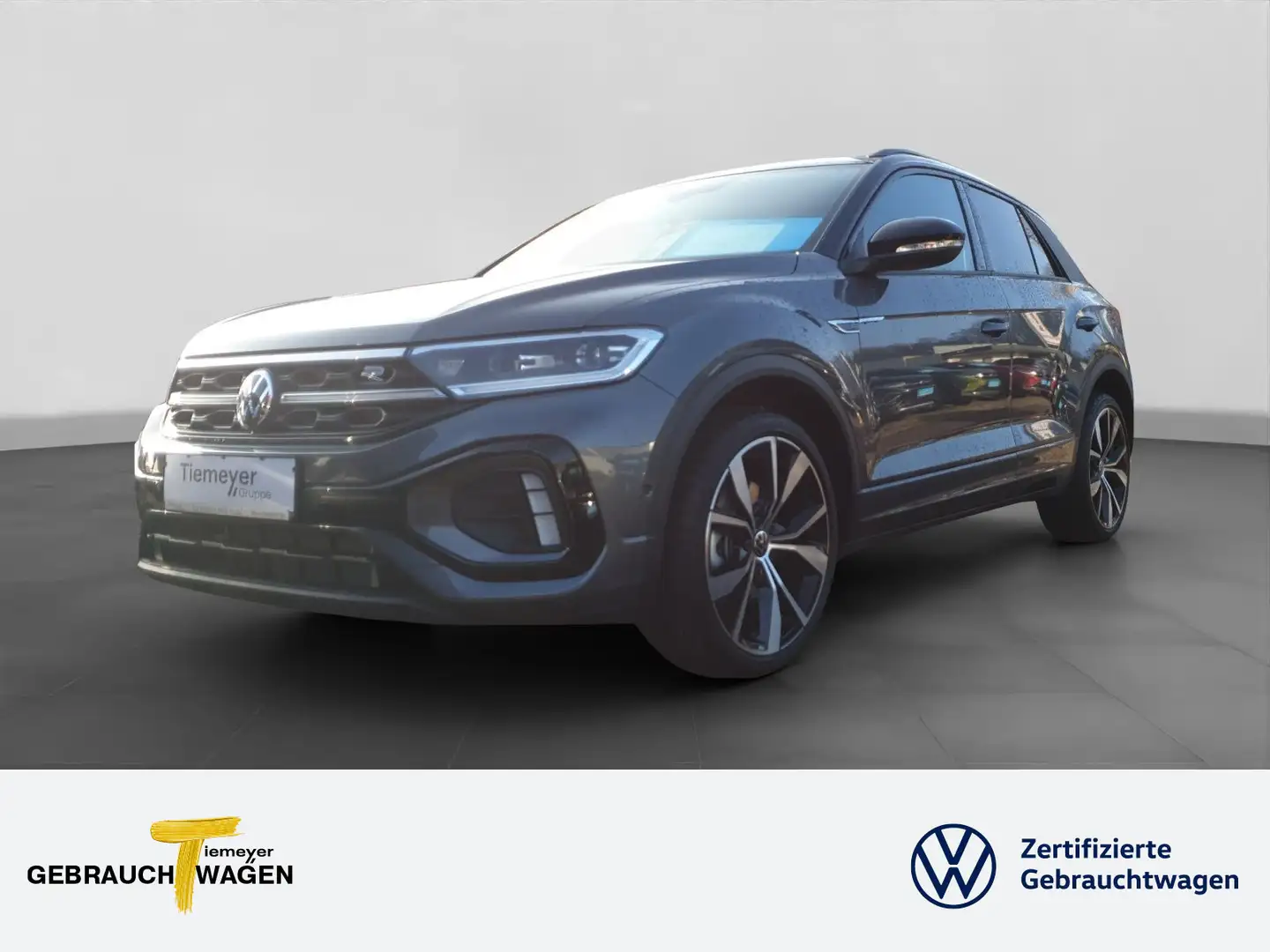 Volkswagen T-Roc 2.0 TDI DSG R-LINE BLACK LM19 NAVI ST.HEIZ Grau - 1