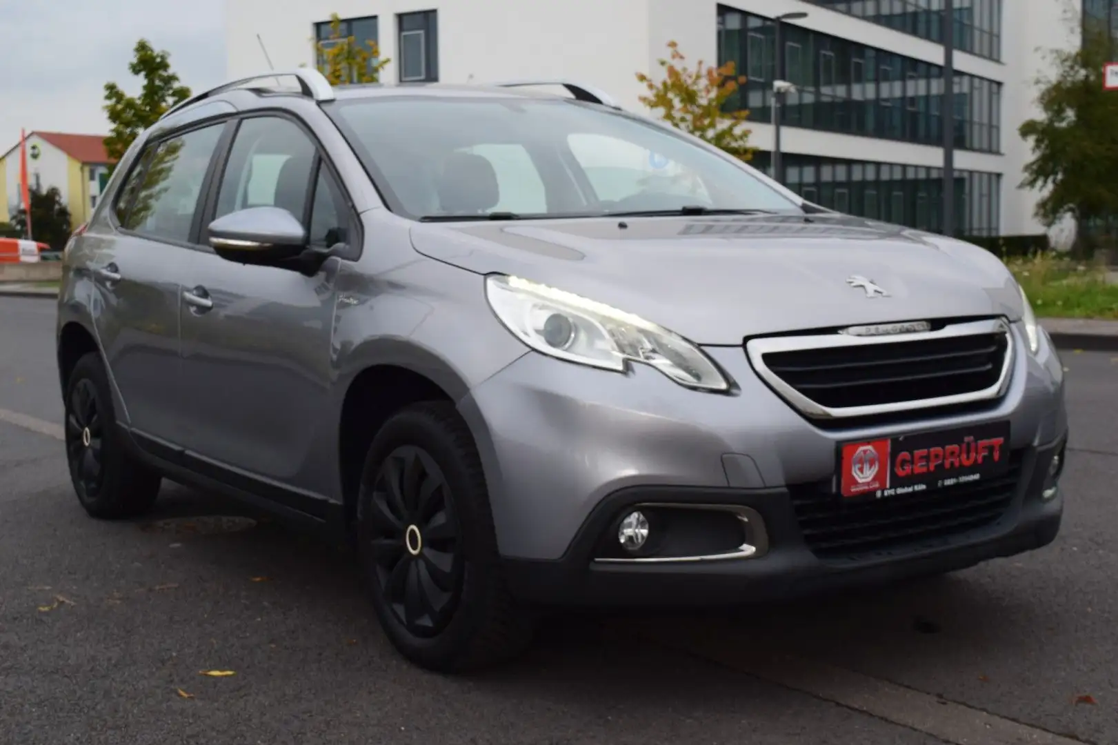 Peugeot 2008 Active,Klima,Sitzhzg,El.-Fenster,Tempomat, Gris - 2