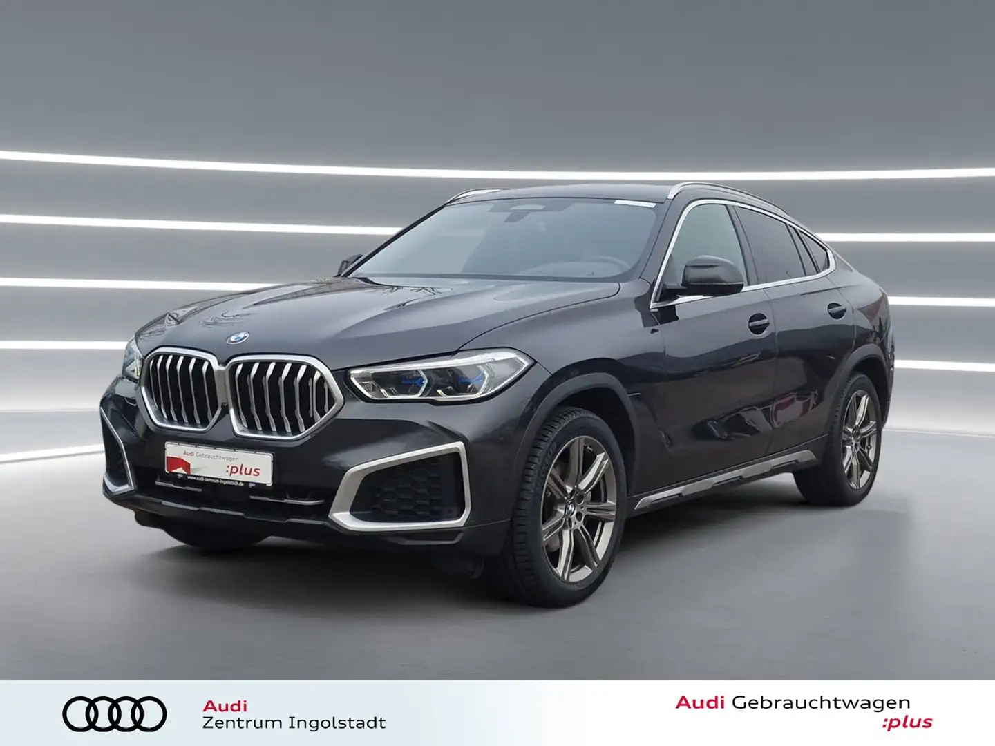 BMW X6 30d xDrive STHZG LED HuD KAM 20" xLine Gris - 2