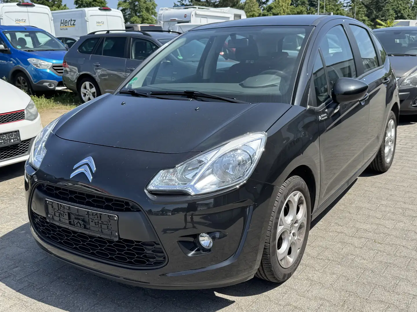 Citroen C3 *TÜV NEU* KLIMAA 1.4 TEMP BC EURO-5 ZV Tendance Schwarz - 1