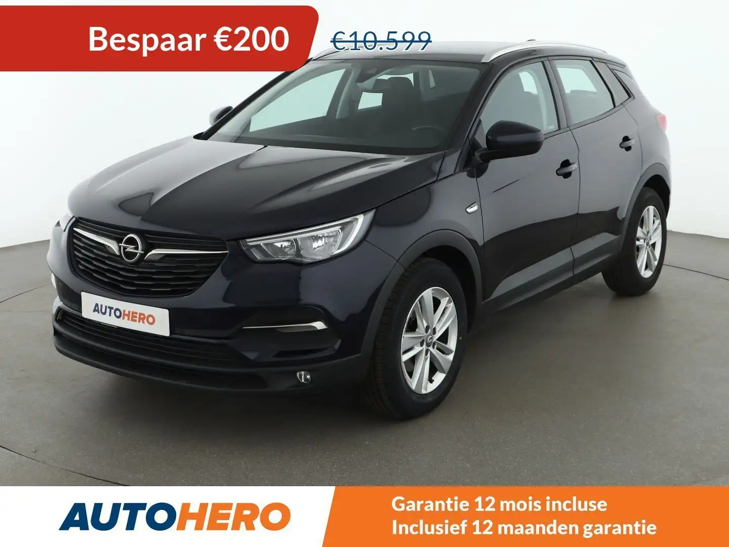 Opel Grandland X 1.2 Turbo Business Edition Blauw - 1