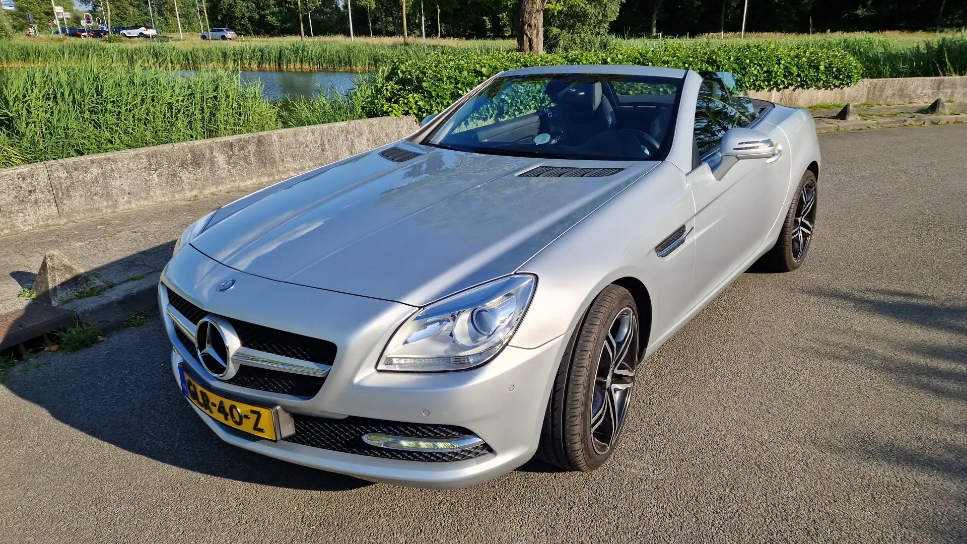 Mercedes-Benz SLK 200 SLK 200 1.8 16V TURBO/BLUE Srebrny - 2