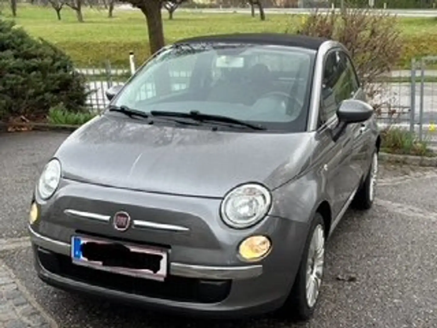 Fiat 500C 500 Cabrio 1,2 Lounge Lounge Grau - 1