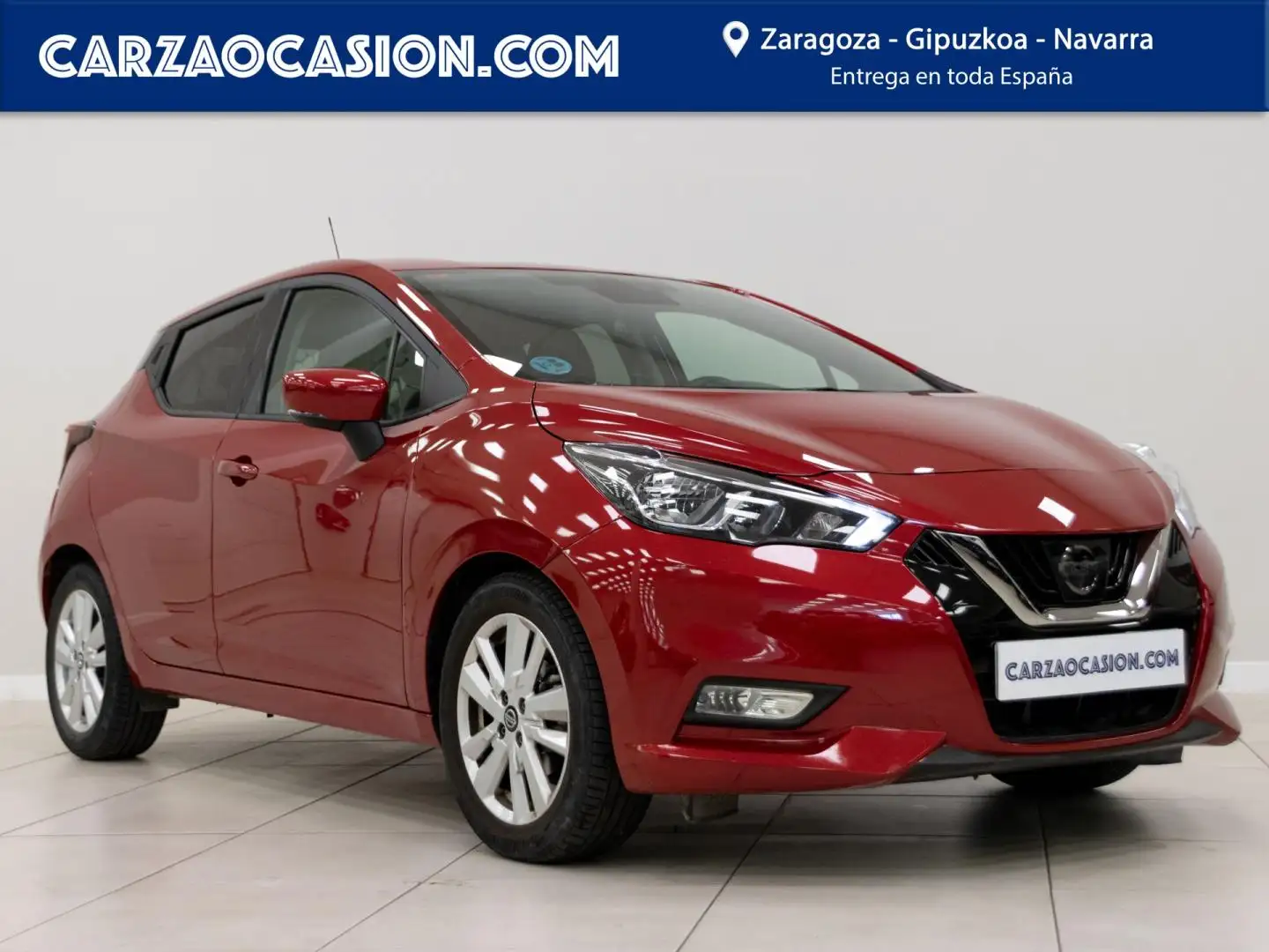 Nissan Micra IG-T 74 kW (100 CV) E6D Acenta Rojo - 1