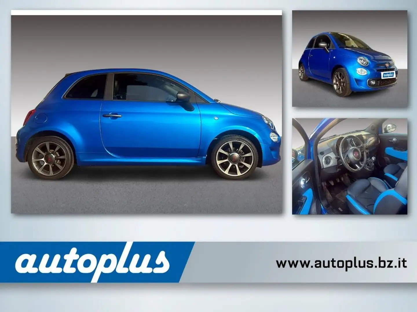 Fiat 500C 0.9 TwinAir Turbo 85 CV S Blu/Azzurro - 1