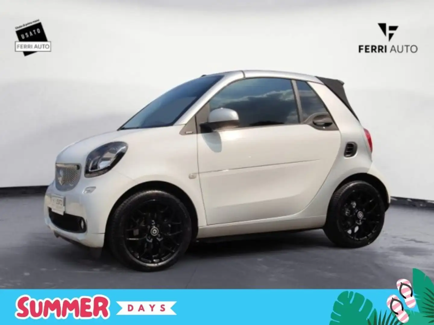 smart forTwo 70 1.0 twinamic cabrio Passion Wit - 1