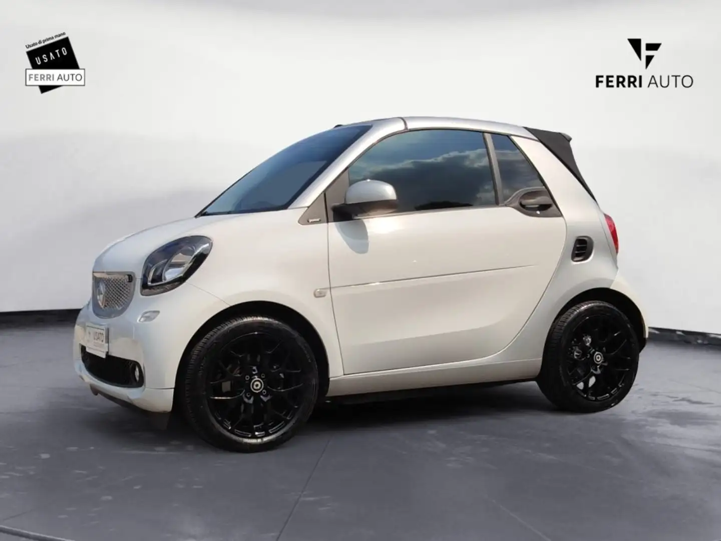 smart forTwo 70 1.0 twinamic cabrio Passion Weiß - 2