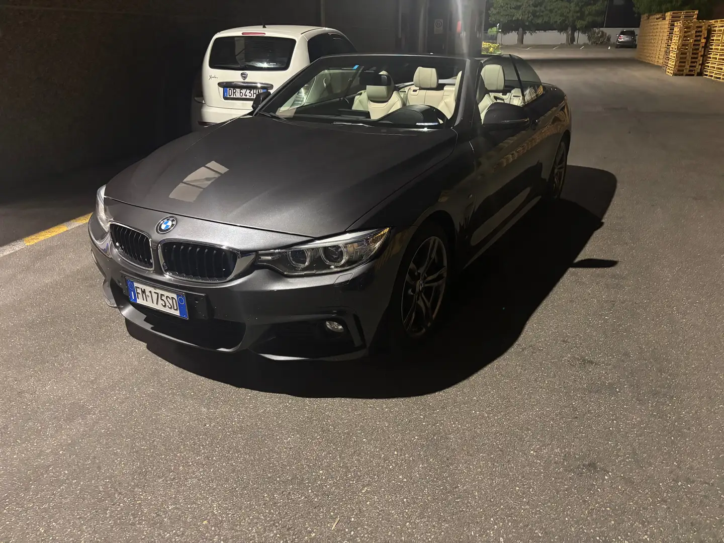 BMW 420 420d Cabrio Msport 190cv auto Grigio - 1