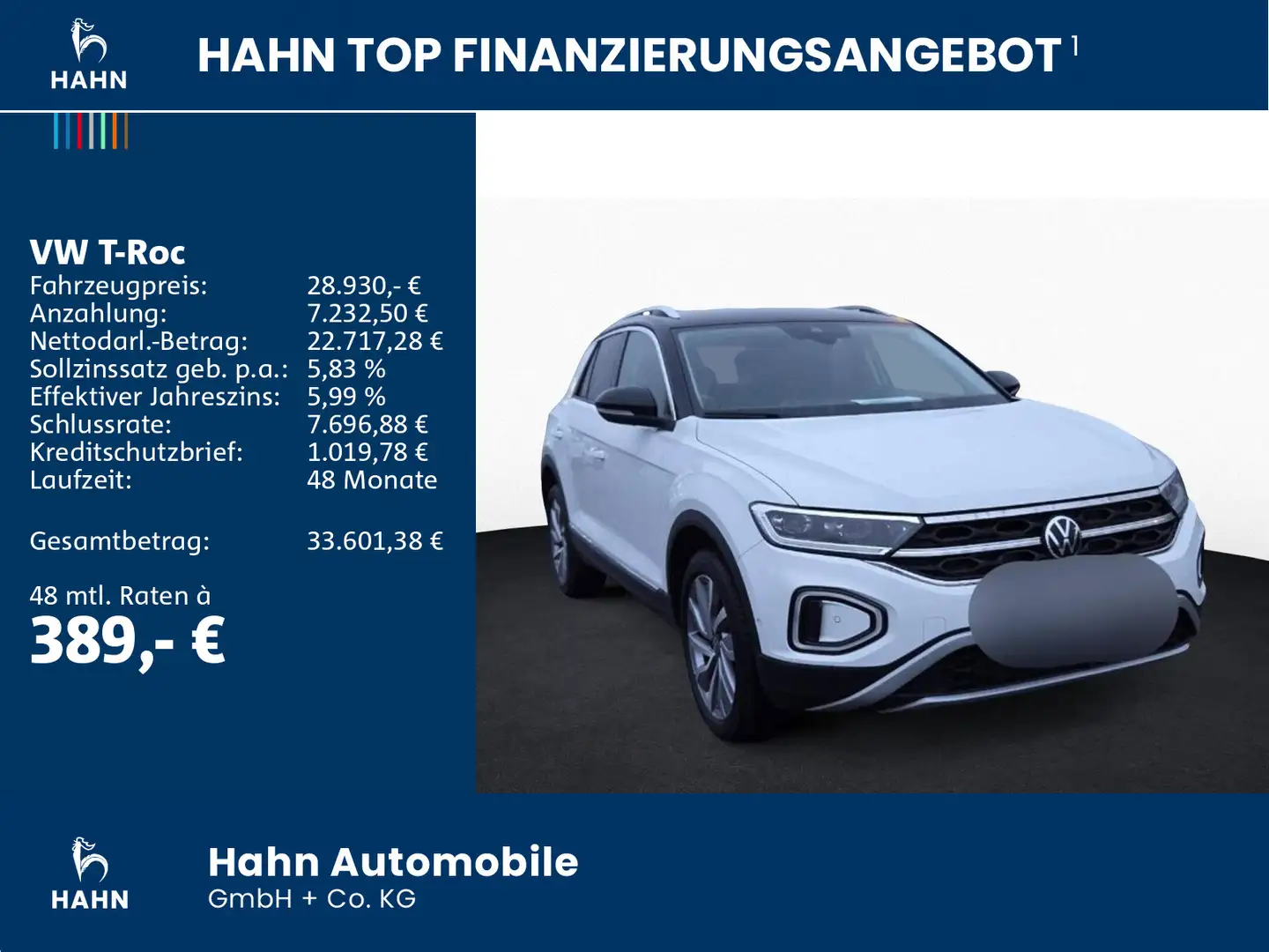 Volkswagen T-Roc 1,5TSI DSG Style LED ACC KAM ERGO E-HECK Weiß - 2