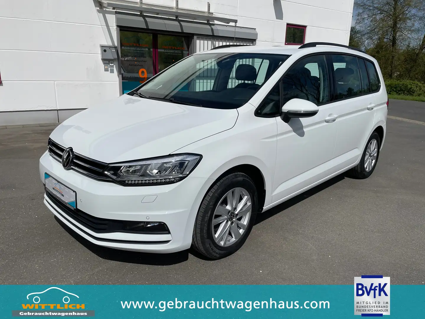 Volkswagen Touran 1.5 TSI, DSG - "Comfortline" +AHK +7-Sitzer Blanco - 1