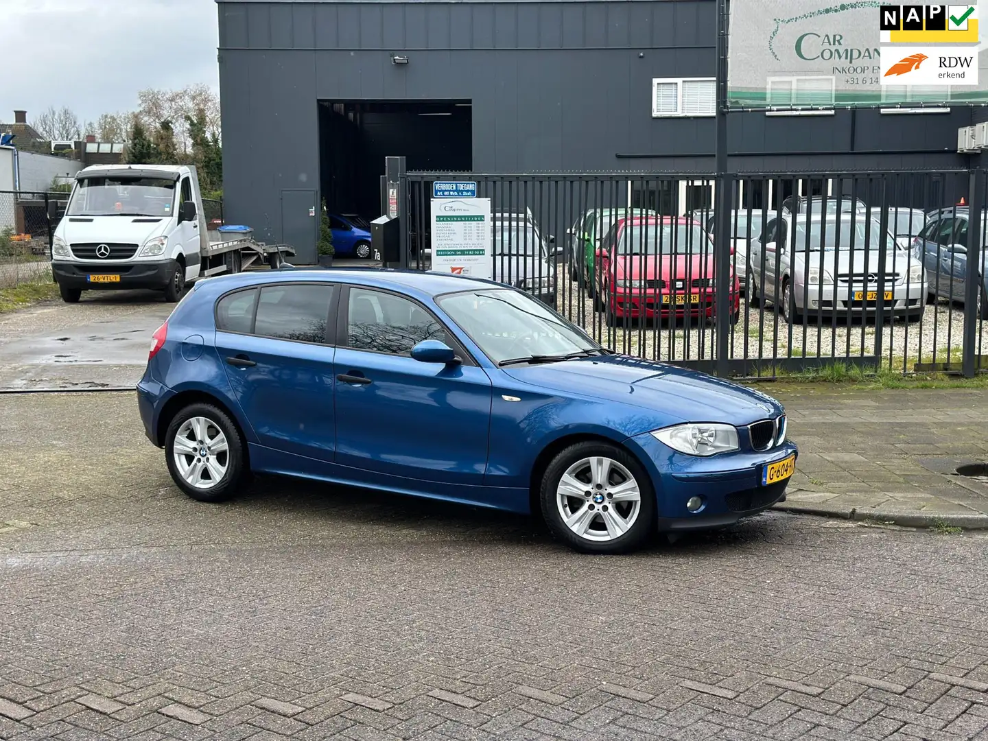 BMW 116 1-serie 116i Nieuwe APK Nette Staat Blau - 1
