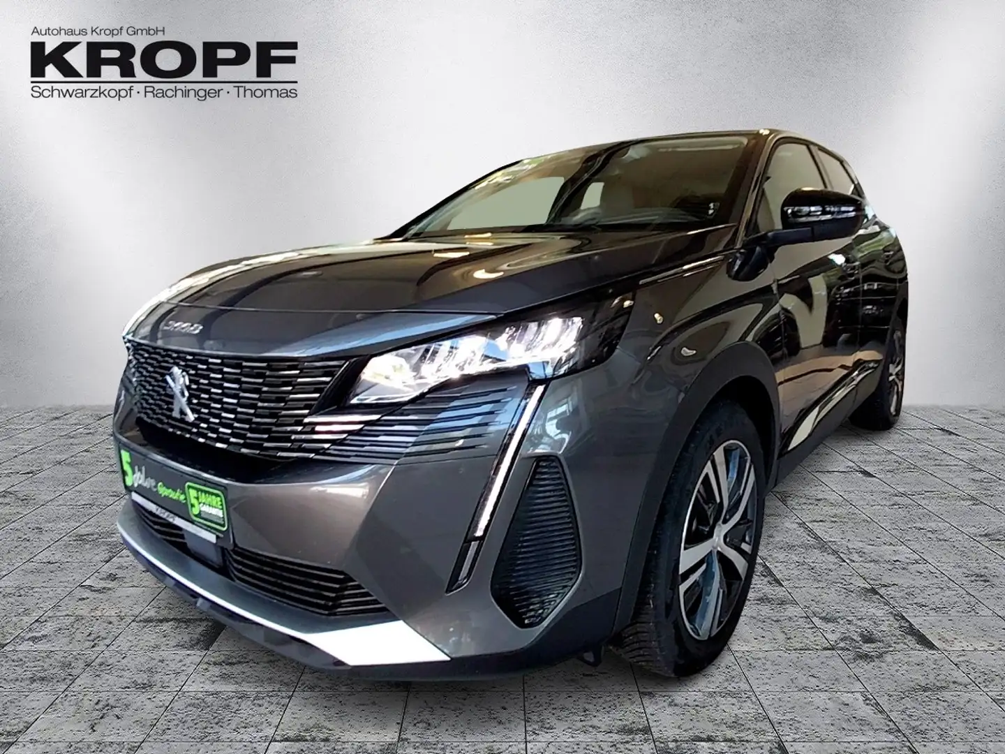 Peugeot 3008 1.5 BlueHDi 130 FAP Allure FLA SpurH LM KAM Grijs - 2