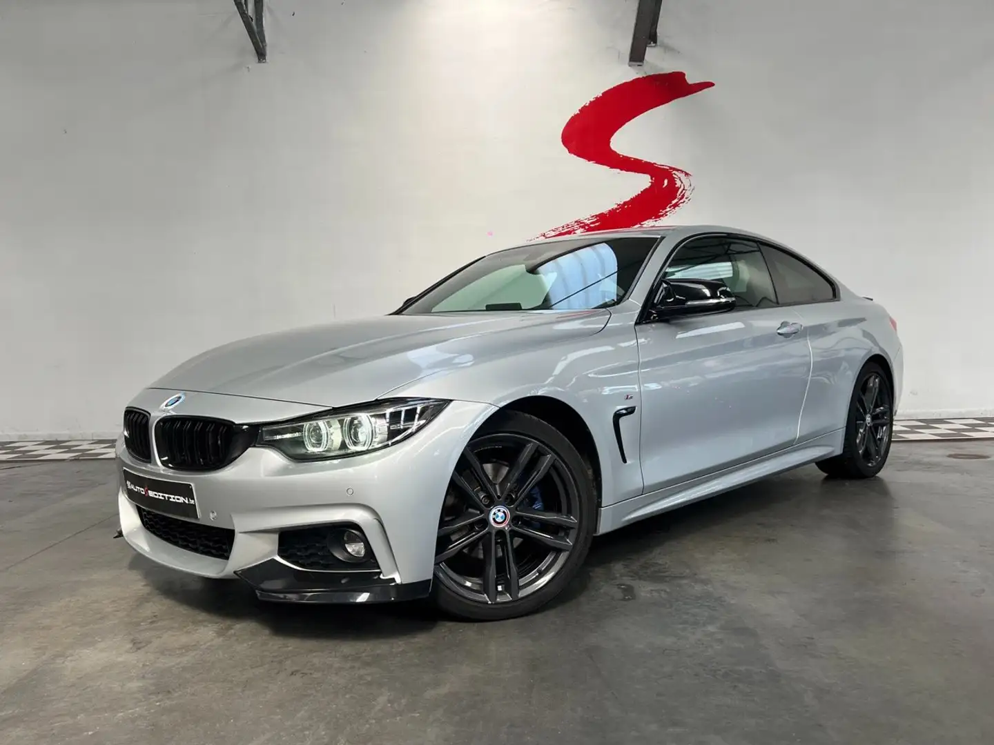 BMW 420 Coupé dA PACK M Gris - 1