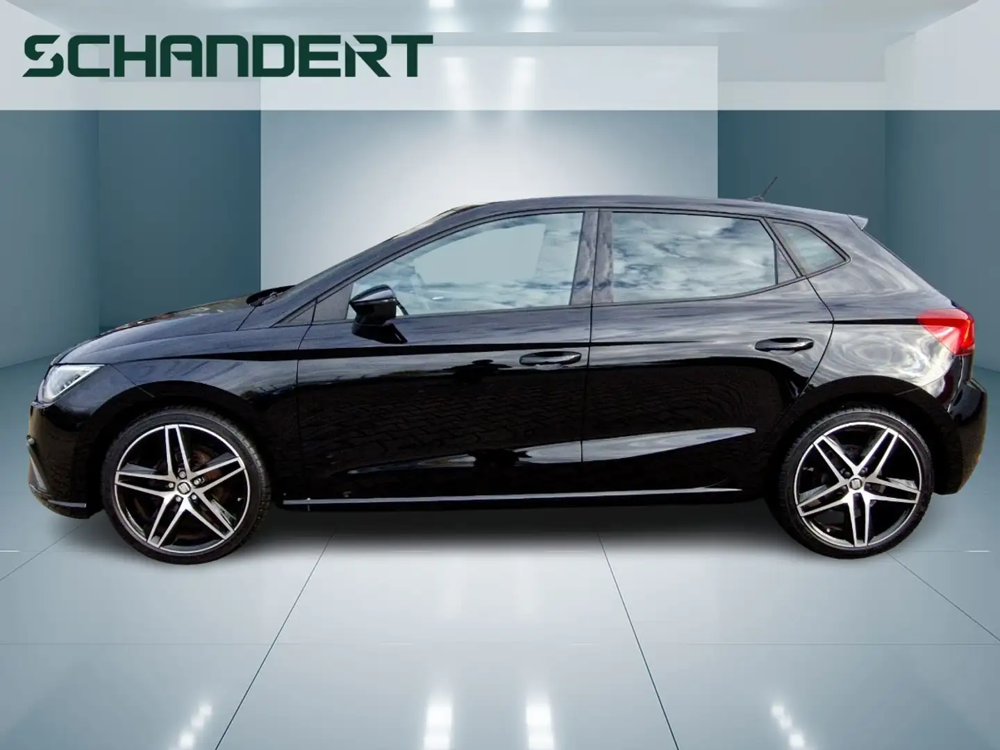 SEAT Ibiza 1.0 TSI FR LED Navi Sitzhzg Klimaautomatik Schwarz - 2