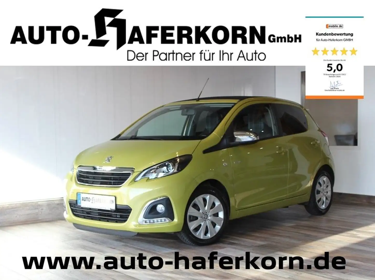 Peugeot 108 TOP Style*SZHZG*KLIMA*KAMERA Verde - 1