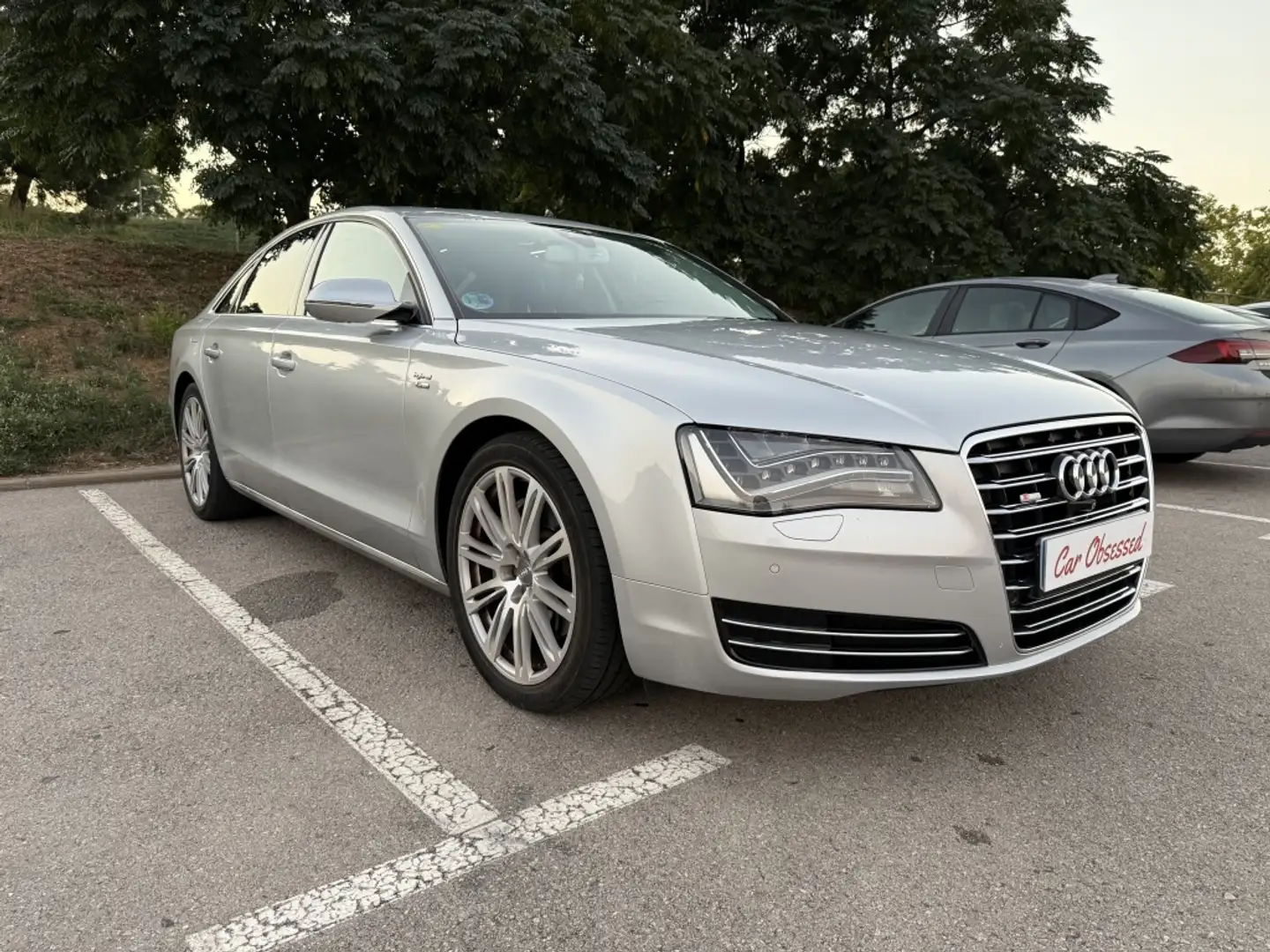 Audi A8 Hybrid 2.0 TFSI Tiptronic Plateado - 2