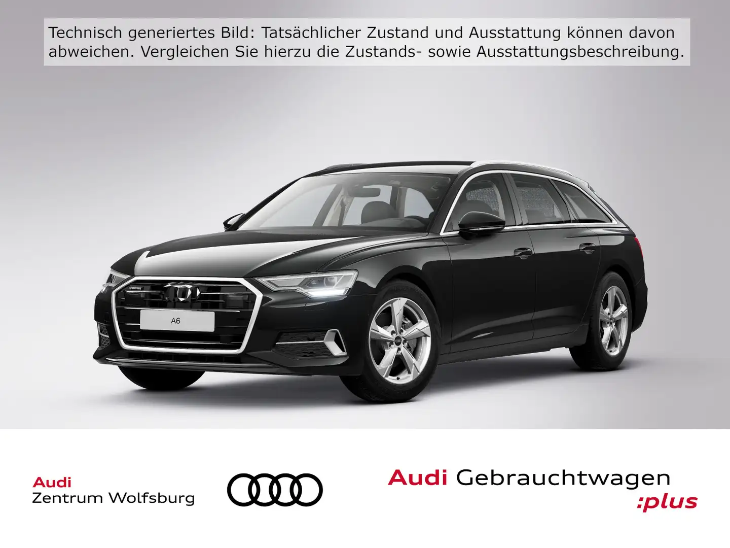 Audi A6 40TDI quattro S tronic sport STANDHZ/AH Schwarz - 1