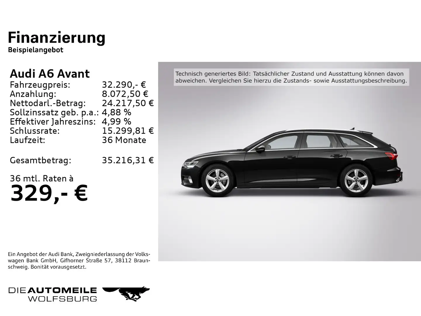 Audi A6 40TDI quattro S tronic sport STANDHZ/AH Schwarz - 2