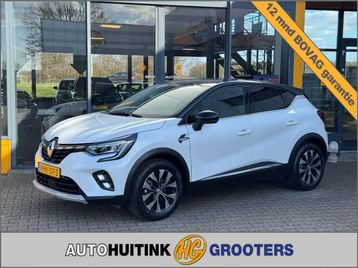 Renault Captur 1.6 E-Tech Hybride 145 - camera - navi - trekhaak Wit - 1
