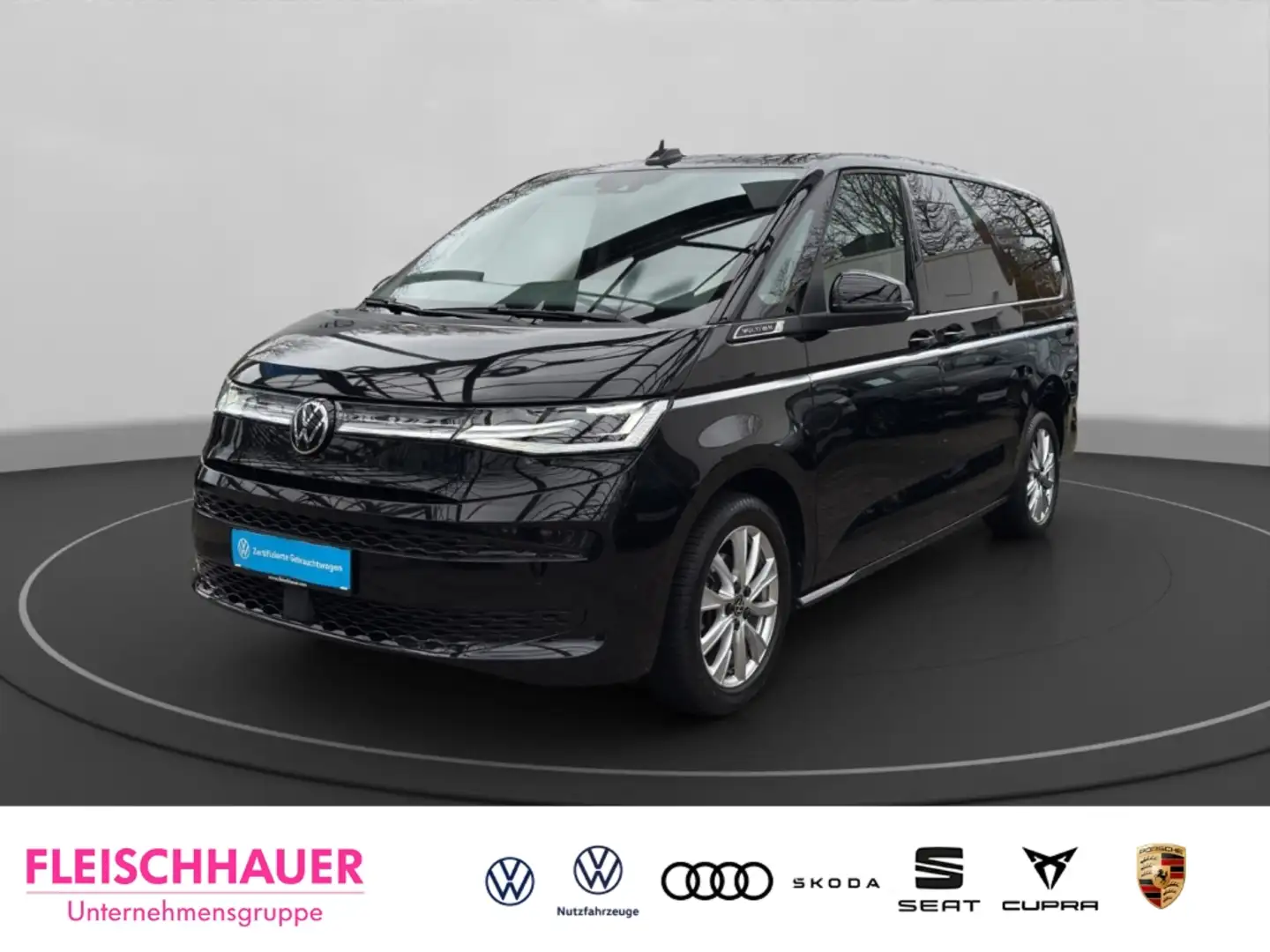 Volkswagen T7 Multivan Style lang 2.0 TDI DSG HUD AHK Navi Digitales Cock Schwarz - 1