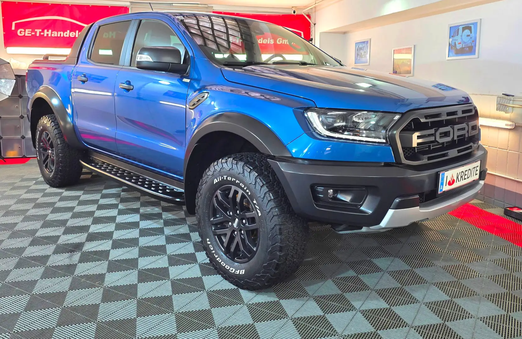 Ford Ranger Raptor 2.0 ECO Bi-Turbo Kamera Aut. 4x4 Performance Paket LED Blau - 2