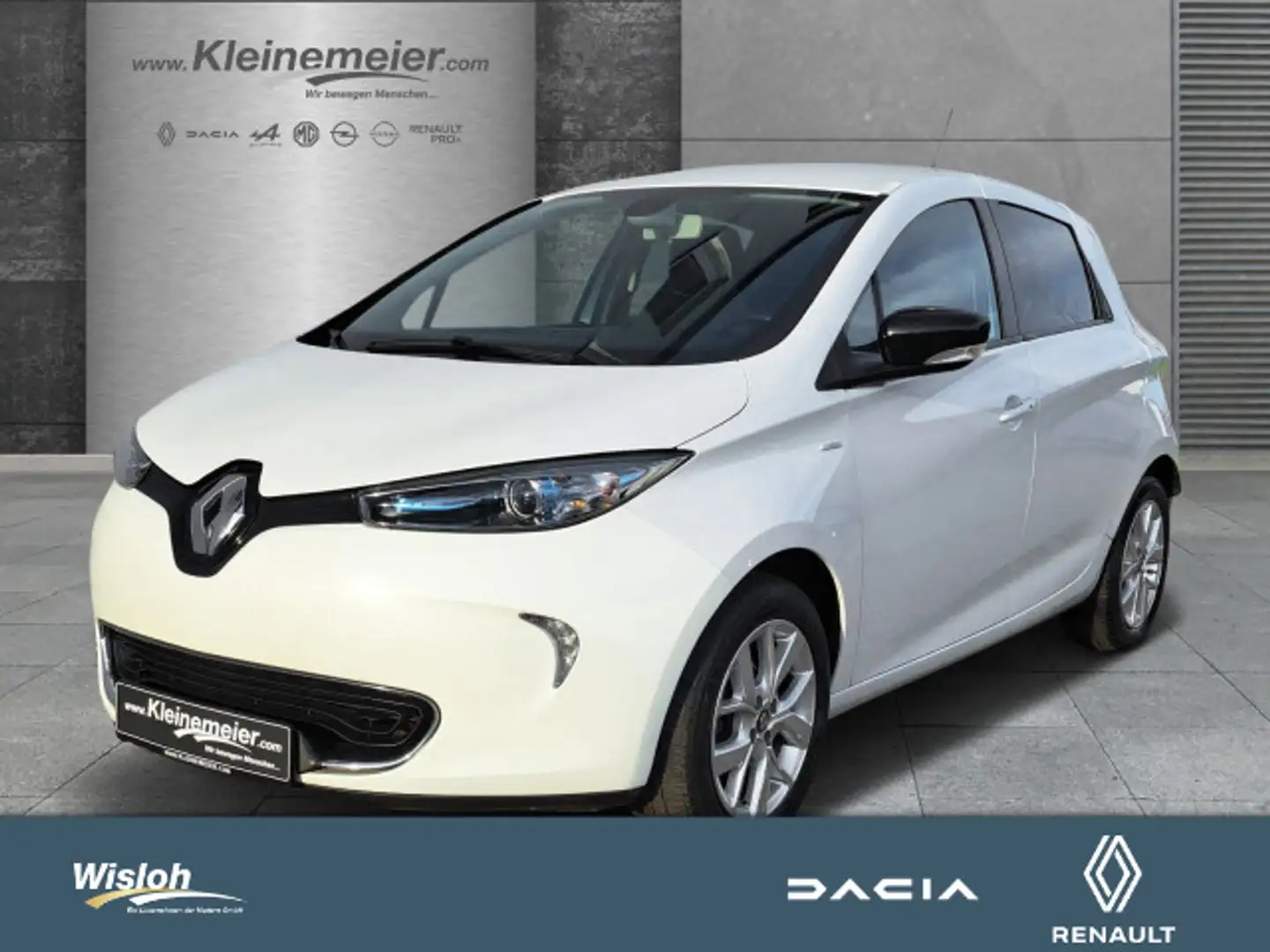 Renault ZOE Zoe LIMITED ZE 40 Leihbatterie*Navi*RFK*PDC Weiß - 1