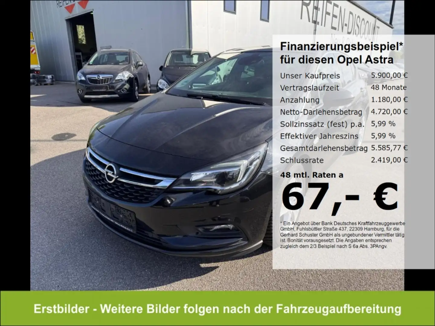 Opel Astra Dynamic 1.6D*Navi R-Kam Temp VKZ-Erk 4xSHZ Black - 1